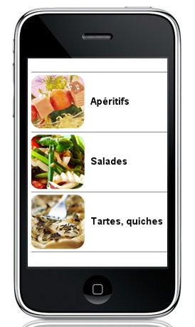 Mets et Vins de Provence : le site iphone