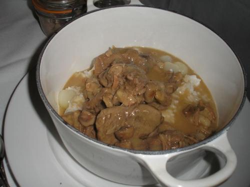 Recette Blanquette de veau à l'ancienne et ses petits champignons