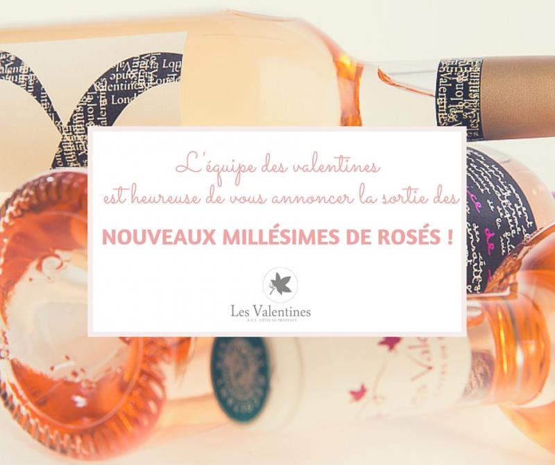 Nos rosés 2015 disponibles !