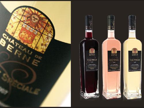 Chateau de Berne : Cuvée Château Rouge, Rosé, Blanc